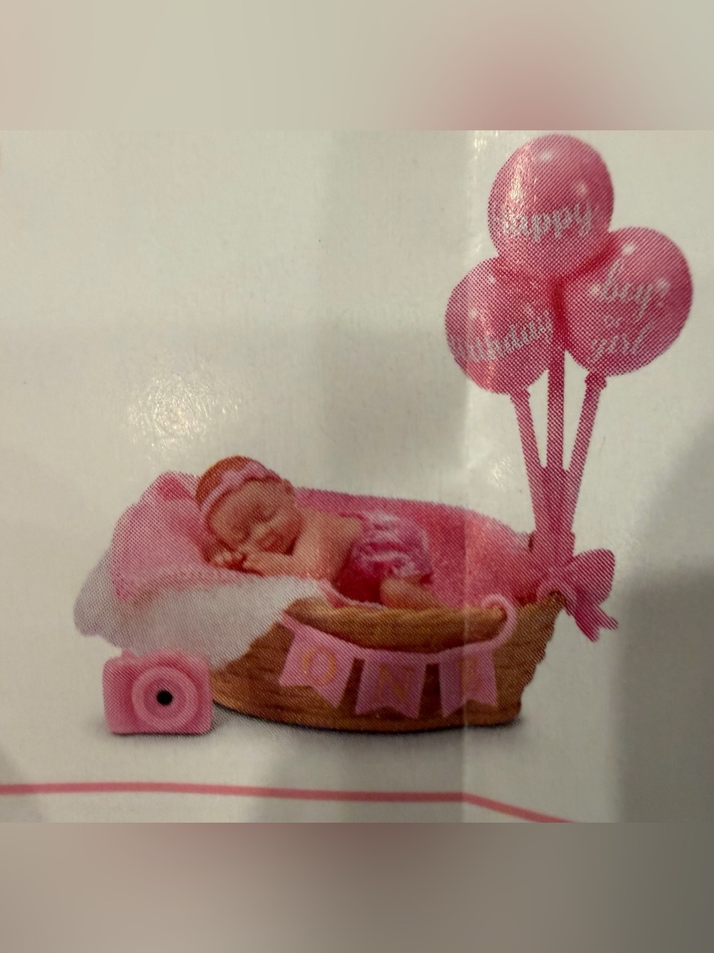 ZURU My Mini Baby Happy Birthday Pink Balloon Basket Set
